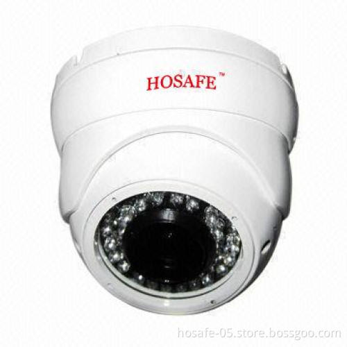 IR Varifocal Metal Dome Camera, 66ft Night Vision